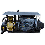 Компресор з оновленим дизельним двигуном Globaltech Makina G160-3-DDM, фото 3