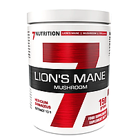 7NUTRITION Lion's Mane Mushroom - Экстракт гриб Ежовик гребенчатый для здоровья головного мозга, 150 г