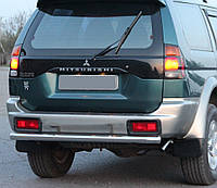 Защита заднего бампера УС d60 Mitsubishi Pajero Sport (1998-2008)защита на Митсубиси Паджеро Спорт