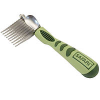 Safari Dematting Comb колтунорез прямой для собак и котов 20х6,5х3,4 см