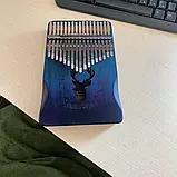 Калімба музичний інструмент на 17 язичків (преміум'якість) — Коричневий, фото 2