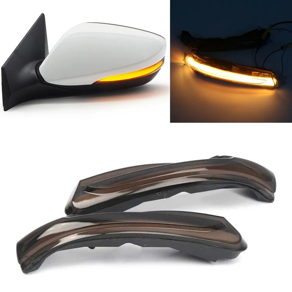 Динамічний LED-повторювач повороту в дзеркало Kia K5 Optima MK4 JF 2016 2017 2018 2019 2020, фото 1