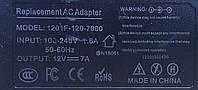 Блок живлення 84W 12V 7A 5.5-2.5mm (1201F-120-7000) Б/В, фото 4