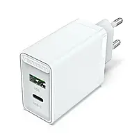 Сетевое зарядное устройство Vention USB Type C + QC4.0 (18-20W) White (FBBW0-EU)