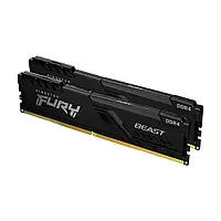 ОЗУ Kingston Fury Beast DDR4 8GB (2x4GB) 3200 MHz Black (KF432C16BBK2/8)