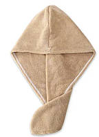 Полотенце-тюрбан карамельный для сушки волос TM CS, размер 650*250*10мм