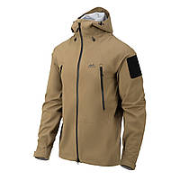 Куртка водонепроницаемая с трехслойной мембраной Helikon-Tex Hardshell Squall Coyote KU-SHJ-TR-11
