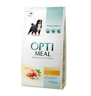 Optimeal Maxi Adult Chicken 4 кг сухой корм для собак крупных пород с курицей