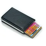 Гаманець для карток із захистом RFID — Коричневий, фото 2