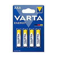 Батарейки AAA (LR03) Varta Energy Alkaline - 4шт