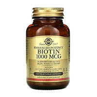 Биотин Solgar Biotin 1000 mcg 250 Veg Caps ES, код: 7527201