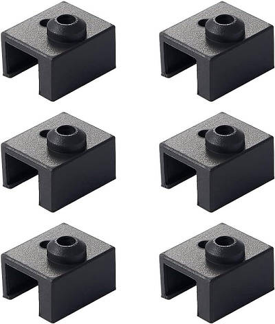 Heating silicon sleev (Silicon Cover of heating block) Ender 3s1/pro силіконовий чехол на друкуючу голівку, фото 1