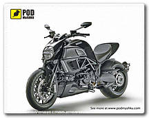 Килимок для мишки Pod Mыshku Ducati Diavel (24х19см) пластик