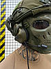 Тактичний комплект шолом Fast Helmet + кавер + активні навушники М32 + кріплення на шолом, фото 4