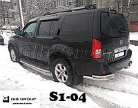 Пороги боковые труба Nissan Pathfinder (2006-2013) D42