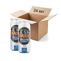 Упаковка безалкогольного пива Faxe Premium 0.5л ж/б б/а х 24шт.