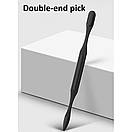 Чоловічий манікюрний набір NAIL SET MINI для догляду за нігтями компактний дорожній чорний 6 в одному, фото 5