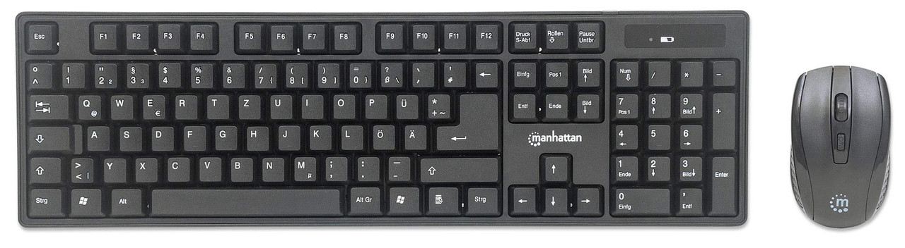 Manhattan-Products Wireless Desktop Set — ПК Бездротова миша й бездротова клавіатура, ігрова миша