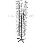 Стійка обертова BENARDO-48, H1800 D360/540 (48 місць, 6 граней). Торговий стенд для аксесуарів, реклами, брошур, фото 4