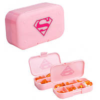 Контейнер для таблеток Pill Box Organizer 2-Pack DC Supergirl