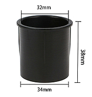 Универсальный пластиковый переходник для насадок пылесоса с внутреннего диаметра 35 мм на трубу 32 мм.