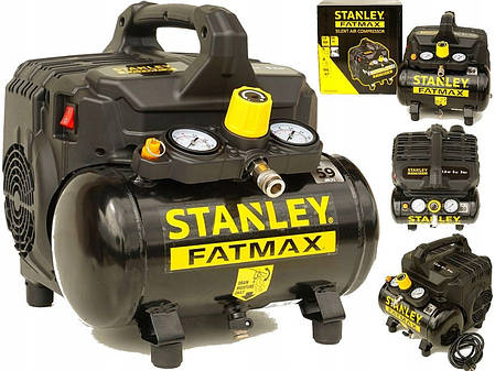 Безмасляний компресор Stanley DST 101/8/6 6 l 8 bar B2BL104STN564, фото 1