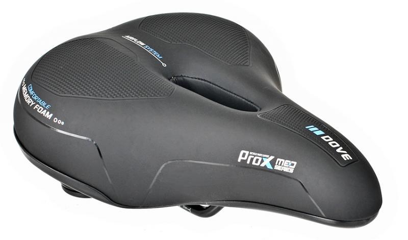 Сідло ProX Dove Med, Memory Foam, Reflex, чорний (C-SI-0334), фото 1