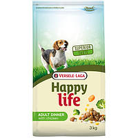 Happy Life Adult Dinner with Chicken 15 кг сухий преміум корм для собак всіх порід