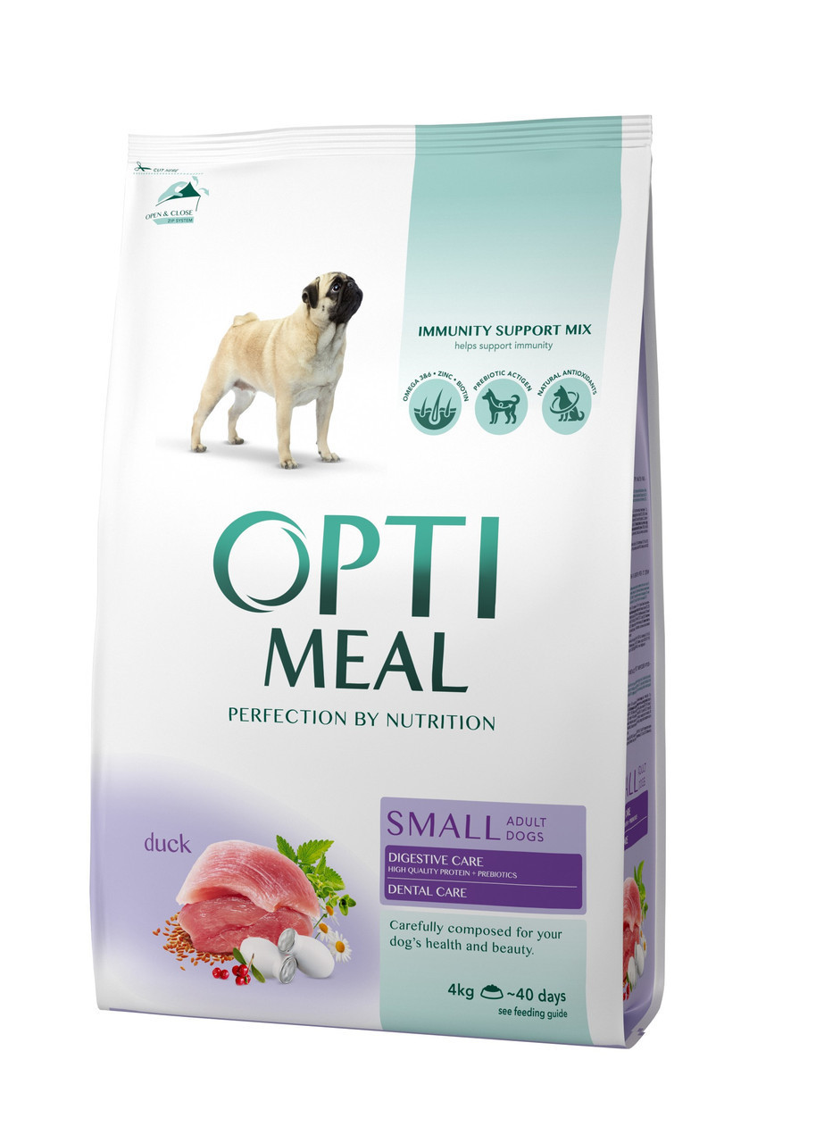 Optimeal Small Adult dogs With Duck 12 кг сухий корм для собак малих порід з качкою