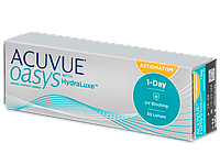 Контактні лінзи Acuvae Oasys 1-Day with HydraLuxe for Astigmatis (30 шт).