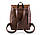 Чоловічий стильний міський вінтажний рюкзак з екошкіри., фото 3