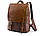 Чоловічий стильний міський вінтажний рюкзак з екошкіри., фото 4