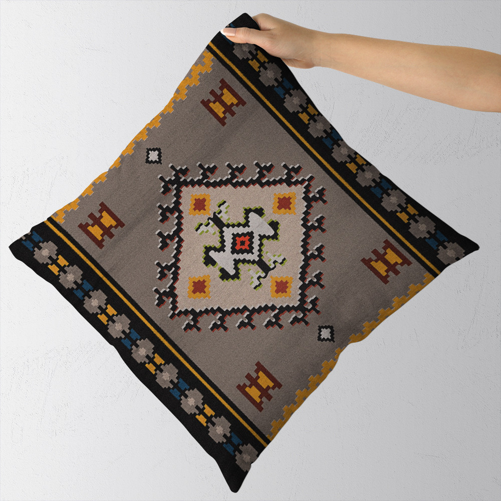 Подушка декоративна Soft Вишивка ромб 45x45 см (45PST_23J001)