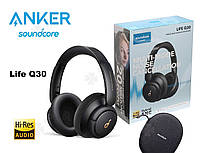 Наушники с активным шумоподавлением Anker Soundcore Life Q30 Black быстрой зарядкой + кейс