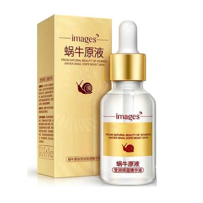 Опт Сироватка для обличчя Images Snail Essence з муцином равлика та гіалуроновою кислотою, 15 мл