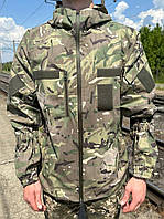 Тактическая куртка рипстоп мультикам,легкая куртка мультикам горка,ветровка рип-стоп с пропиткой,горка рипстоп 48