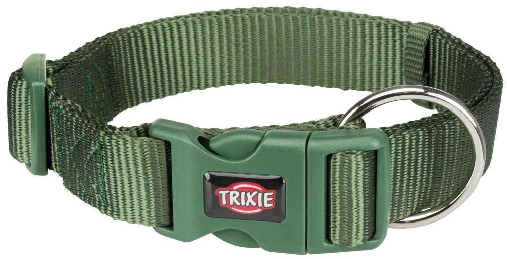 Ошейник для собак Trixie Premium нейлон, XS-S: 22-35 см / 15 мм, оливковый - фото 1 - id-p1460225951