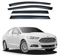 Дефлекторы окон ветровики Ford Mondeo 2014-2019 года на 3М скотче (4 шт, HIC)