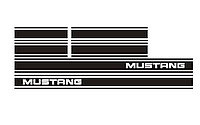 Наклейки полосы форд мустанг ford Mustang кузов двери бока боковые форд мустанг