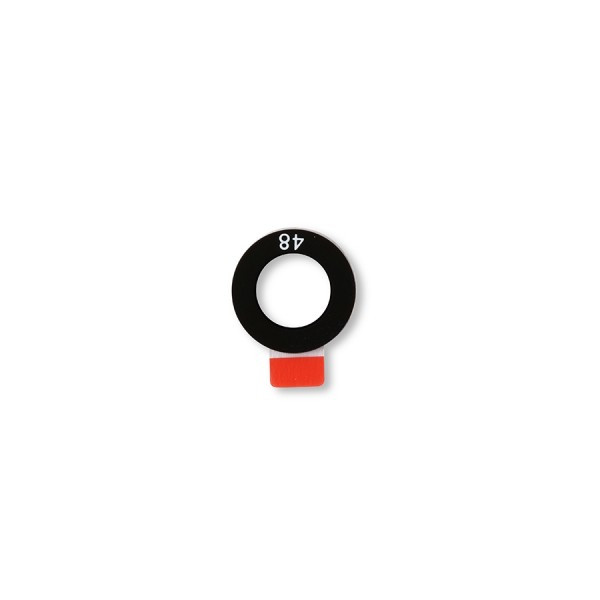 Скло камери для телефону Motorola Moto One 5G, чорне