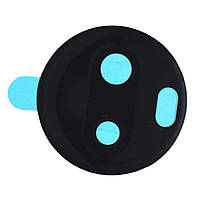 Скло камери для телефону Motorola Moto G7, чорне