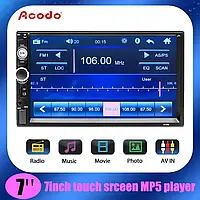 Автомагнитола 2 DIN PIONEER Acodo 7010B NEW 2023 MP5 Windows ce 6.0 Bluetooth 1п