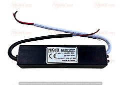 06-03-201. Блок живлення для LED стрічки 25 W 12 V 2,08 A герметичний, корпус метал