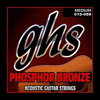 Струны для акустической гитары GHS S335 Phosphor Bronze Medium .013 - .056