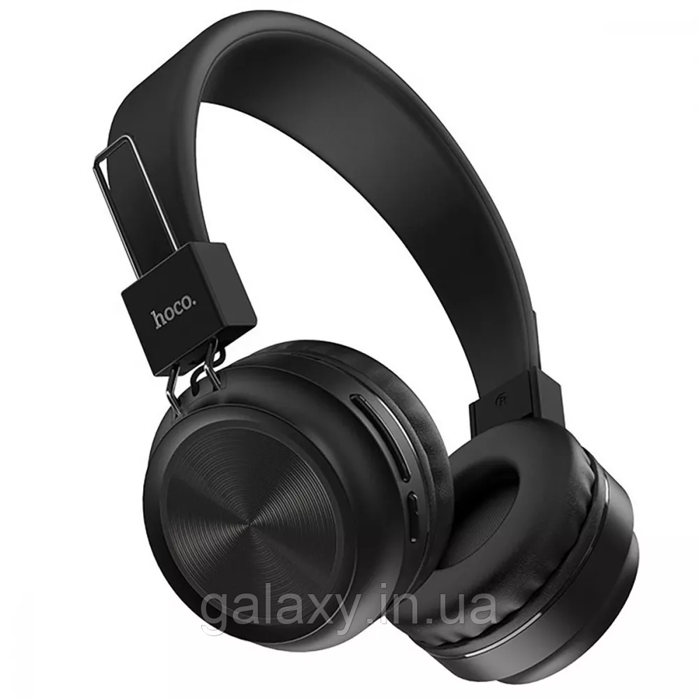 Навушники Hoco Bluetooth 300mAh TF/AUX Promise W25 Black