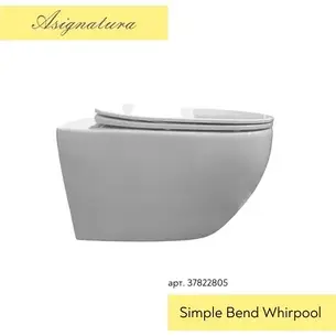 Безободковий підвісний унітаз Whirpool з сидінням soft-close зі швидким зніманням. Гарантія 10 років, фото 3