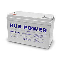 Акумулятор 12В 100 Ач для ДБЖ Hub Power HEG-12100 -