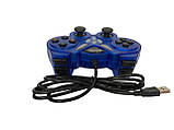 Ігровий джойстик провідний DJ-908 Blue, фото 5
