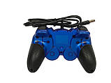 Ігровий джойстик провідний DJ-908 Blue, фото 2