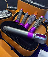 Стайлер 5в1 HAIR BRUSH Styler + Коробка Чохол з функціями надання об'єму, випрямлення, укладання